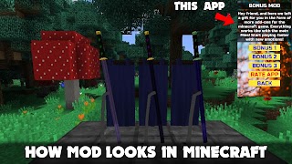 Katana Mod Minecraft capture d'écran 3