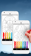 برنامه‌نما Rainbow Paint Coloring Book عکس از صفحه