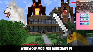 Werewolf Mod for Minecraft PE poster