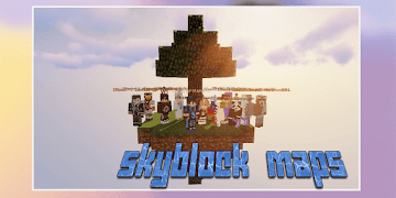 Island Survival Sky block Maps 海报