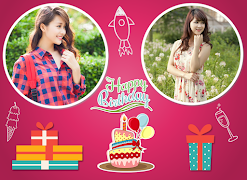 Happy Birthday Frame poster