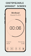 Tabata Timer Fitness Training captura de pantalla 1