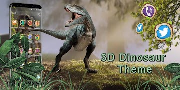 3 Schermata Tema del dinosauro 3D Horror