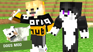 Dogs Mod & Skin for Minecraft โปสเตอร์
