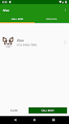 a Mobile Call -Simple Contacts ภาพหน้าจอ 1