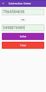 Math Long Subtraction poster