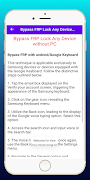 FRP Lock Bypass Android Guide screenshot 1