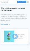 برنامه‌نما Web builder - web designs عکس از صفحه