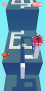 Superhero Stacky Maze - Stacky Dash Game 3D Ekran Görüntüsü 3