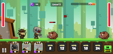 Hero Strike - Battle Arena captura de pantalla 1