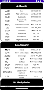 Microprocessor 8086: Simulator syot layar 2