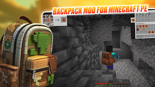 Backpack Mod for Minecraft PE poster