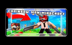 Chainsaw Man Mod for Minecraft Ekran Görüntüsü 3