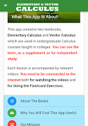 برنامه‌نما Learn Basic & Vector Calculus عکس از صفحه