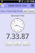 Poster Geek Clock Tool