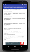 Learn Java Restful Web Service 스크린샷 1