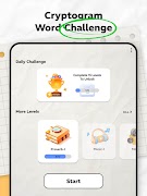 Cryptogram IQ Word Puzzle Game اسکرین شاٹ 7