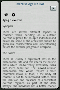 Exercise Age No Bar स्क्रीनशॉट 2