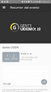 UDEM Eventos ภาพหน้าจอ 2