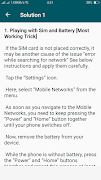 Fix Mobile Network Error capture d'écran 1