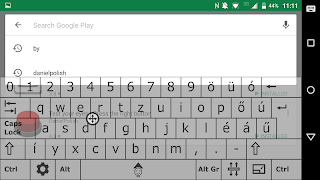برنامه‌نما Transparent Keyboard عکس از صفحه