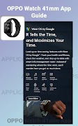 OPPO Watch 41mm App Guide Ekran Görüntüsü 4