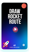 Draw Rocket Route: Puzzle Game poster