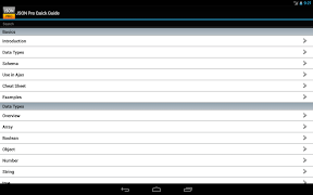 JSON Pro Quick Guide Free ảnh chụp màn hình 7
