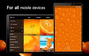 برنامه‌نما Orange Wallpapers 4K عکس از صفحه