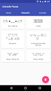 Unicode Faces ảnh chụp màn hình 1