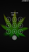 Weed Rasta Pattern Lock Screen ภาพหน้าจอ 2