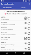Barcode Generator captura de pantalla 1