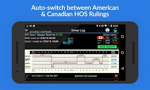 برنامه‌نما DriverLog Logbook عکس از صفحه