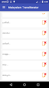Malayalam Transliterator syot layar 3