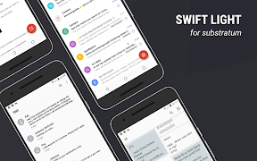Swift Light Substratum Theme पोस्टर