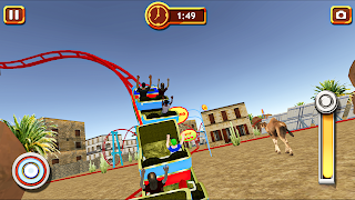 Roller Coaster Train Adventure captura de pantalla 2