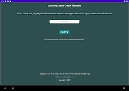 6 Schermata Learning Labels Create