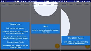 برنامه‌نما Time Table Android عکس از صفحه