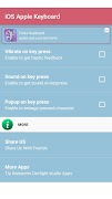 برنامهنما iOS Keyboard for Android عکس از صفحه