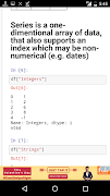 Python Pandas تصوير الشاشة 1