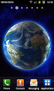 Earth HD Live Wallpaper اسکرین شاٹ 1