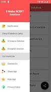برنامه‌نما Class 8 Maths NCERT Solution عکس از صفحه