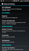 برنامه‌نما Material Live Wallpaper عکس از صفحه