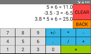 Calculator screenshot 1