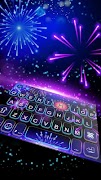 Keyboard Cool Firework poster
