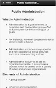 Public Administration ภาพหน้าจอ 1