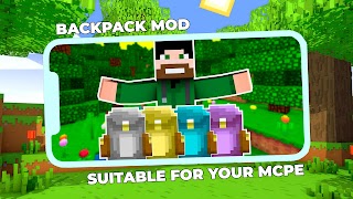 Backpack Mod for Minecraft पोस्टर