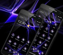 Tech Neon Violet Light Theme 截圖 3