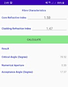 Optical Fibre Toolkit screenshot 3