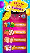 123 Numbers Tracing & Counting Plakat